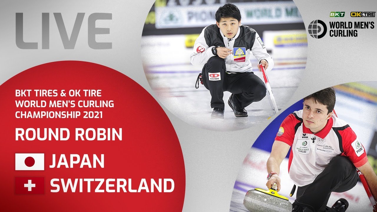 Japan v Switzerland - Round Robin - World Men's Curling Championship 2021