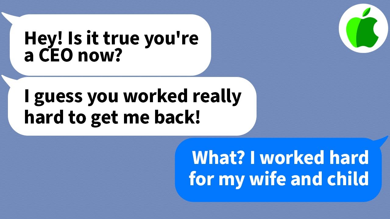 【Apple】My wife decides to divorce me after my company goes bankrupt because I'm a poor person now...