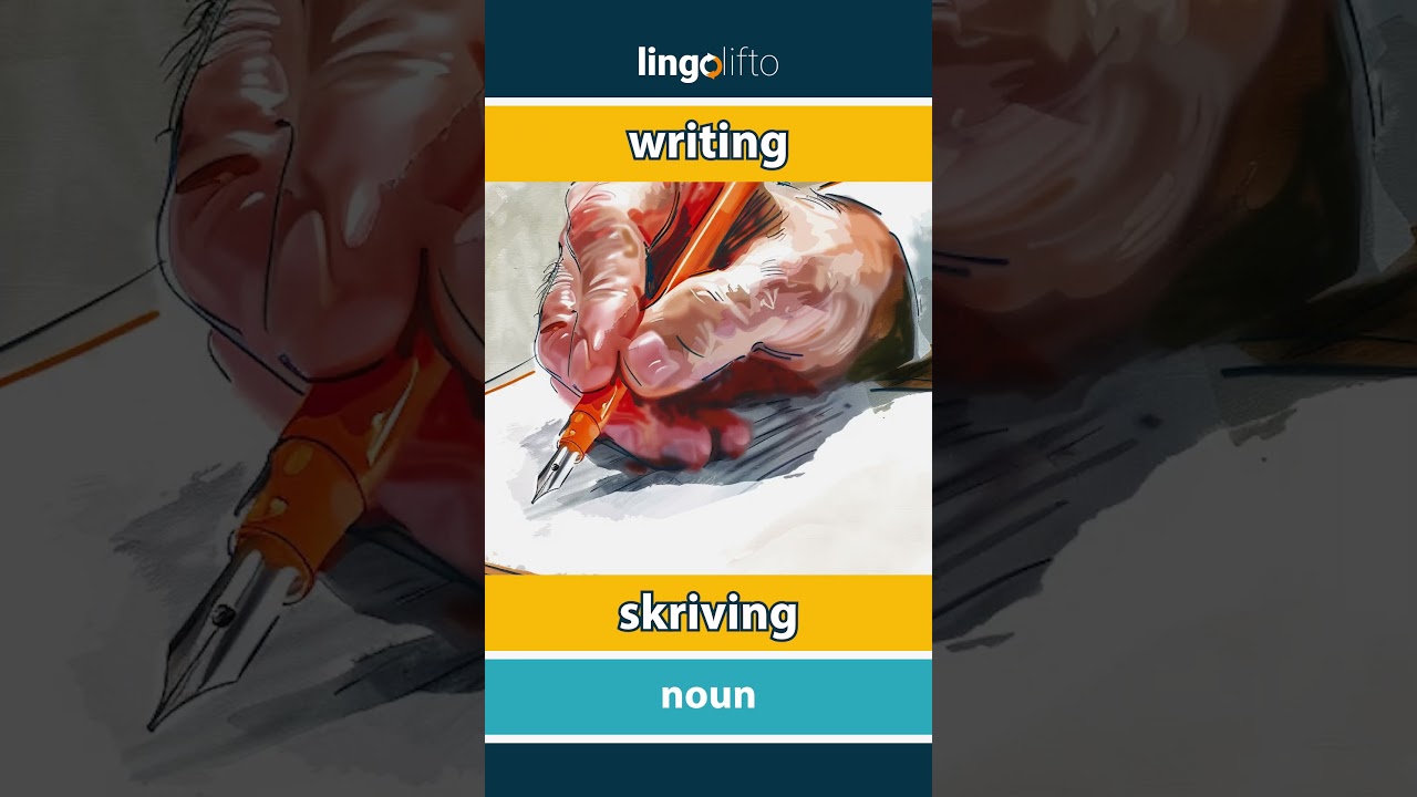 🇬🇧🇳🇴 writing - skriving : vocabulary builder : learn English : la oss l&aelig;re engelsk