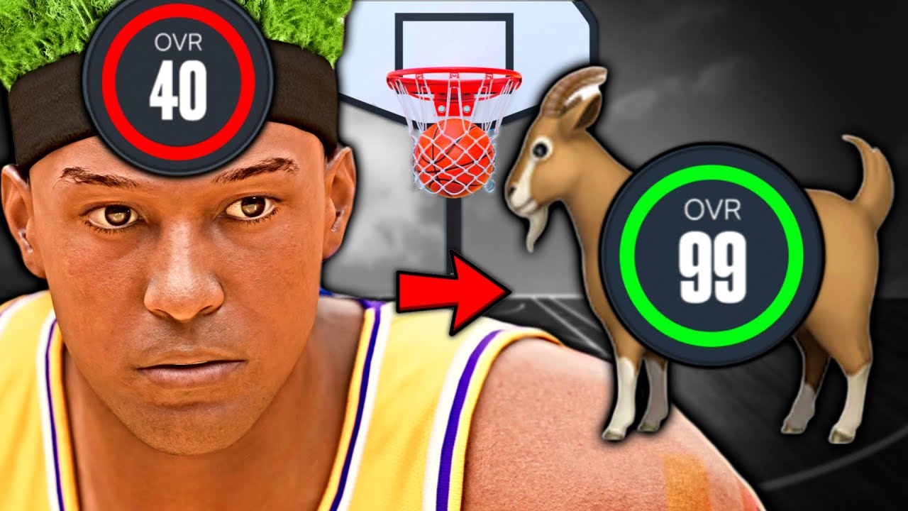 I Made the GOAT, but he starts at a 40 Overall
