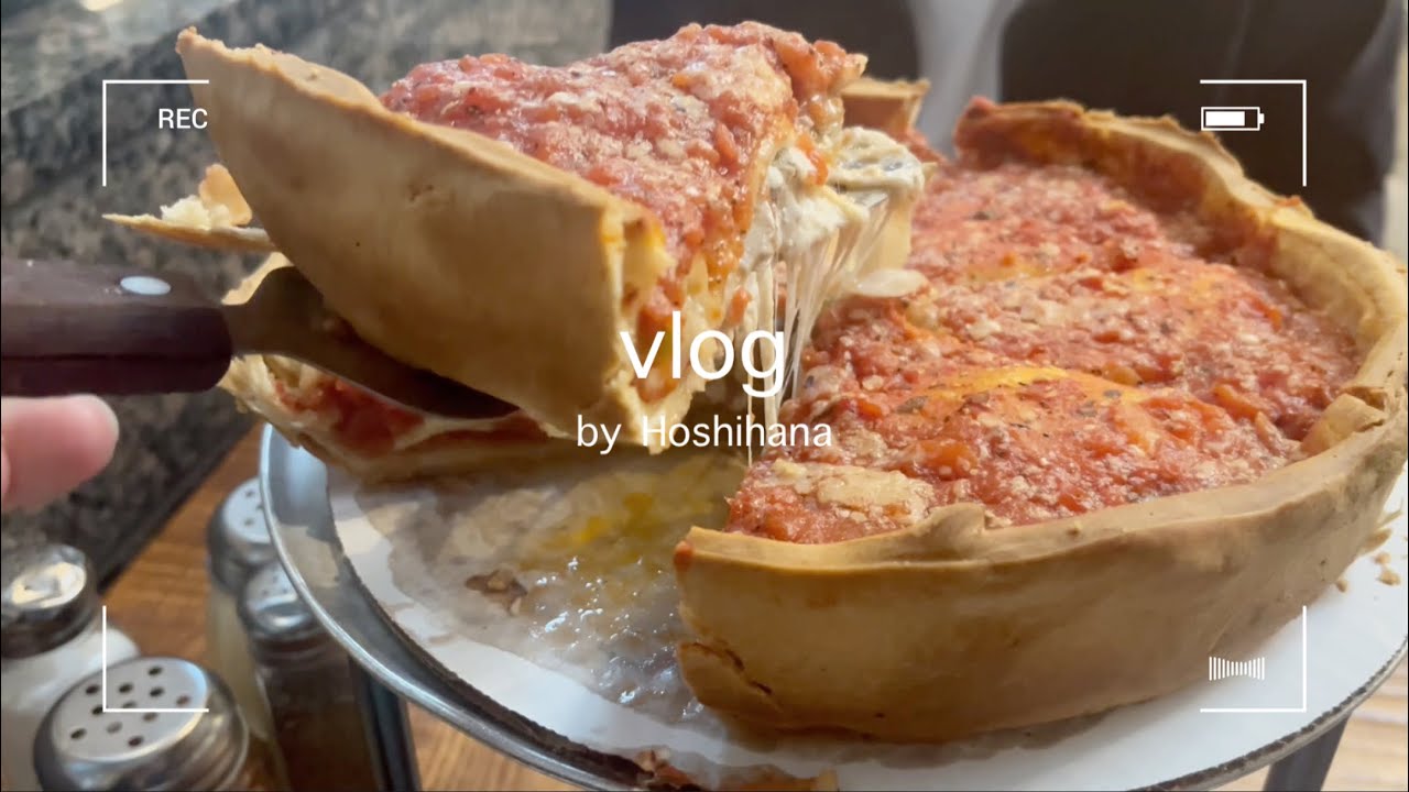 【Chicago vlog】1泊2日のシカゴ旅行🍕