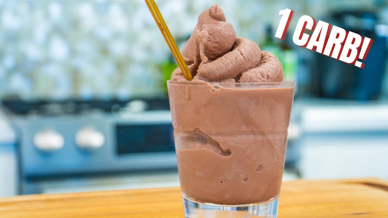 Рецепт замороженного десерта Wendy's Frosty с низким содержанием углеводов и без молочных продуктов!