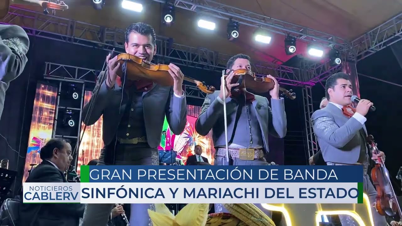 Banda Sinfónica, Mariachi del Estado y Alex Romero rinden tributo a Juan Gabriel