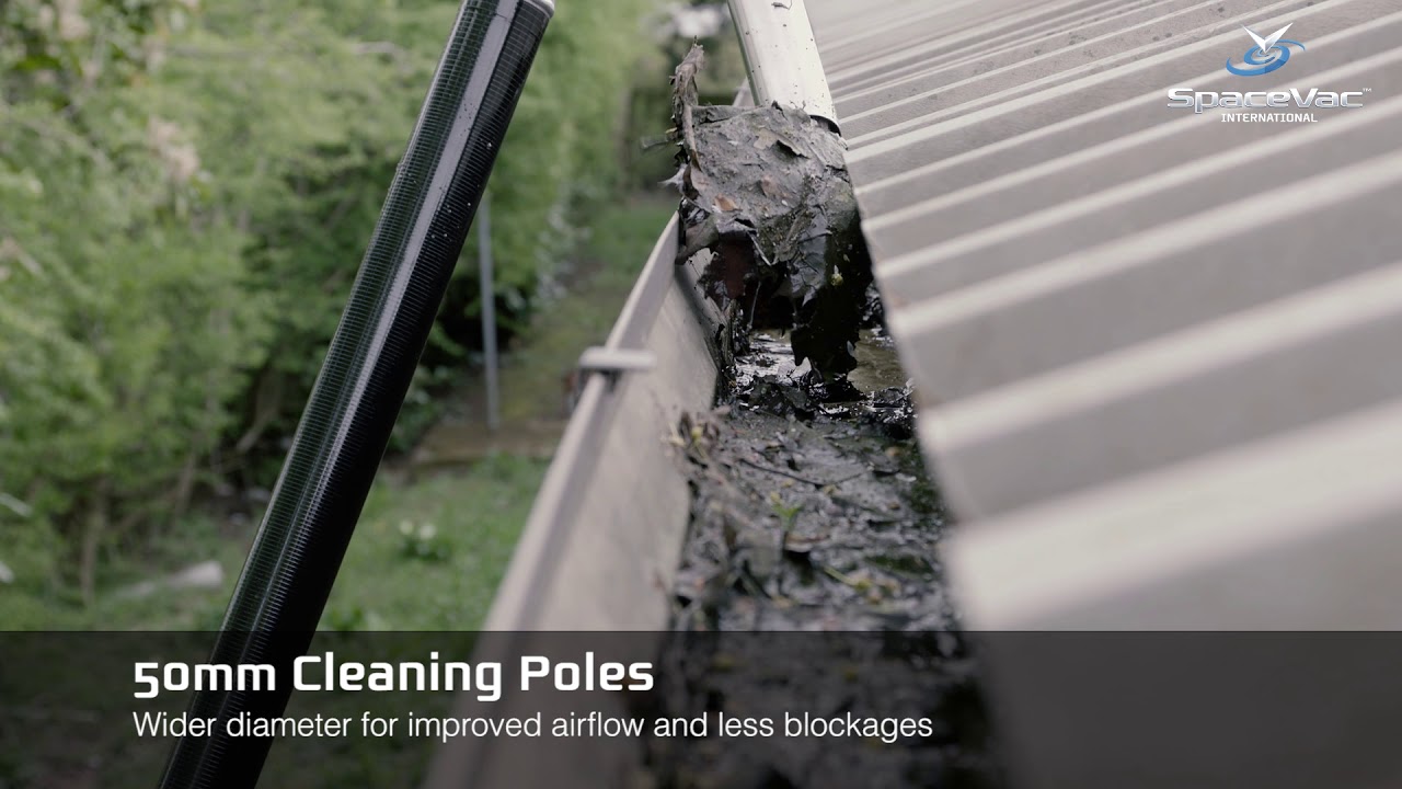SpaceVac External High-Level Cleaning and Gutter Cleaning System