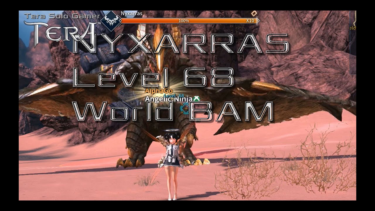 Nyxarras - Level 68 World BAM - Tera Console - WBAM XBox Play Station PS4 PS5