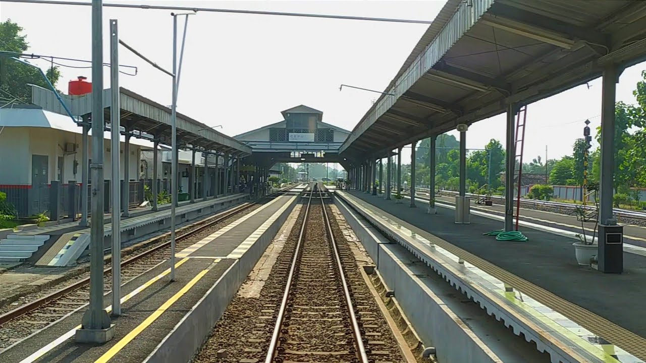 NEW BACKRIDE BY TRAIN || STASIUN CEPU SAMPAI STASIUN RANDUBLATUNG