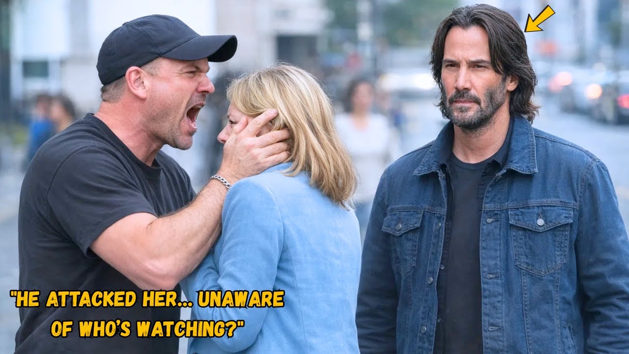 HE HIT HER IN PUBLIC — COMPLETELY UNAWARE HER HUSBAND WAS KEANU REEVES!.