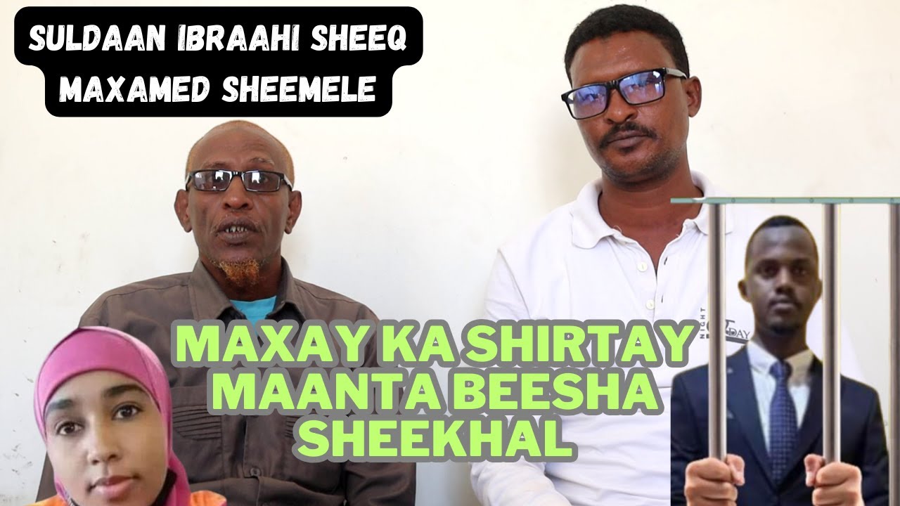 MAXAY KA SHIRKATAY  BEESHA SHEEKHAAL EE MAANTA SULDAAN IBRAAHIM SHEEMILE