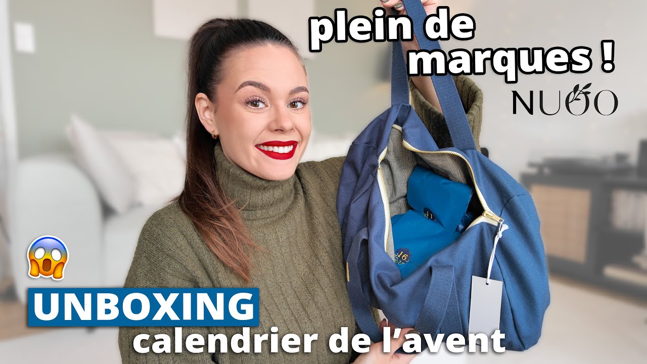UNBOXING calendrier de l’avent Nuoo (multimarques, soins, naturel) + CONCOURS 🎁