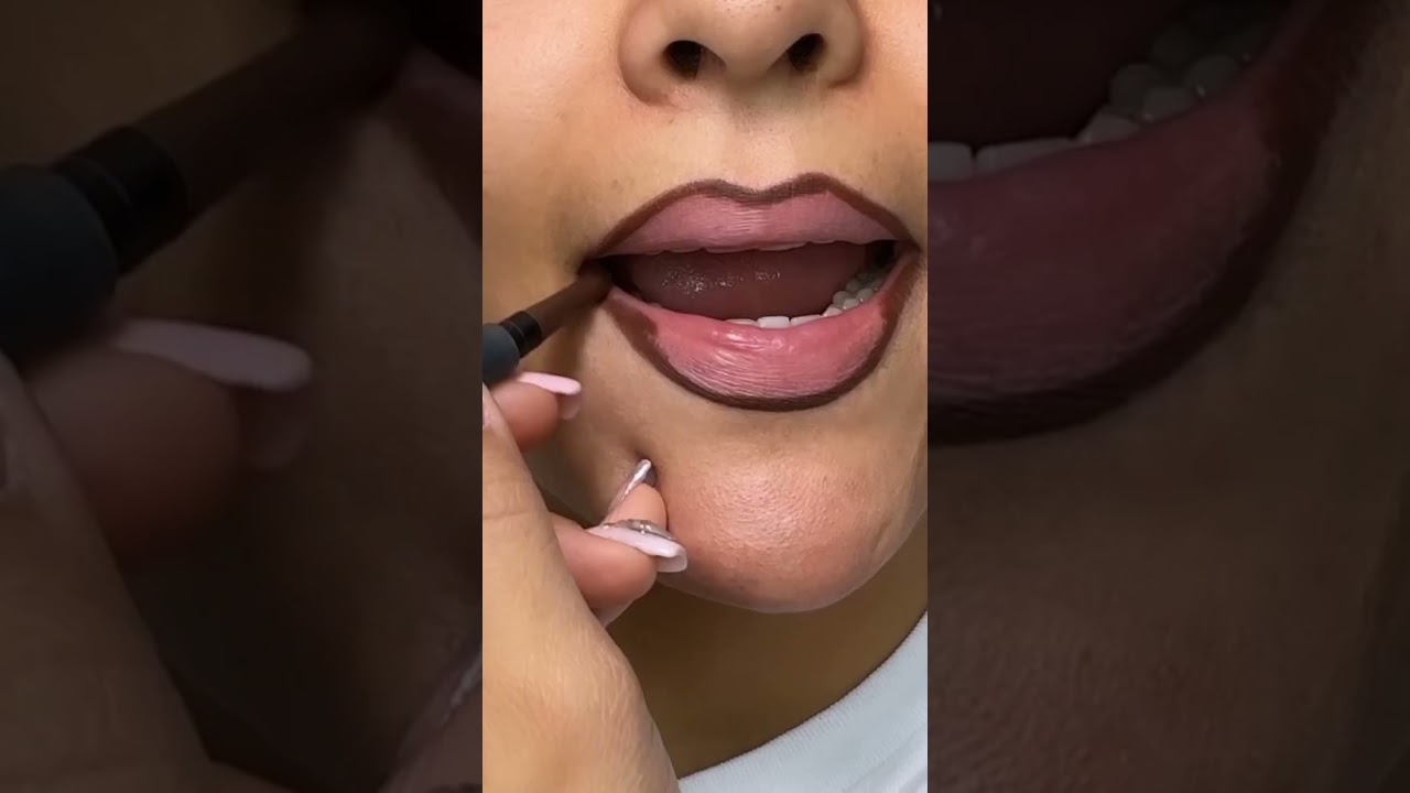 C&oacute;mo crear unos labios gruesos y seductores #maquillaje #beauty #reels #shortvideo