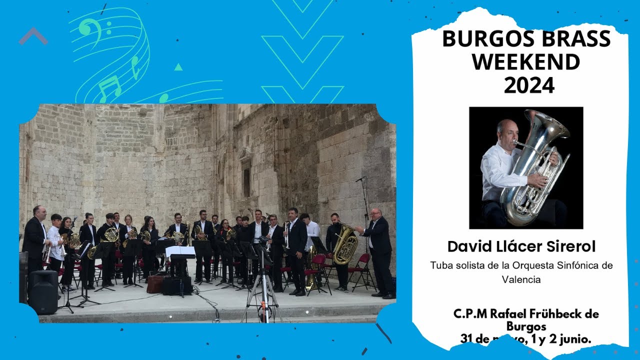 Concierto de muestra del Burgos Brass Weekend 2024
