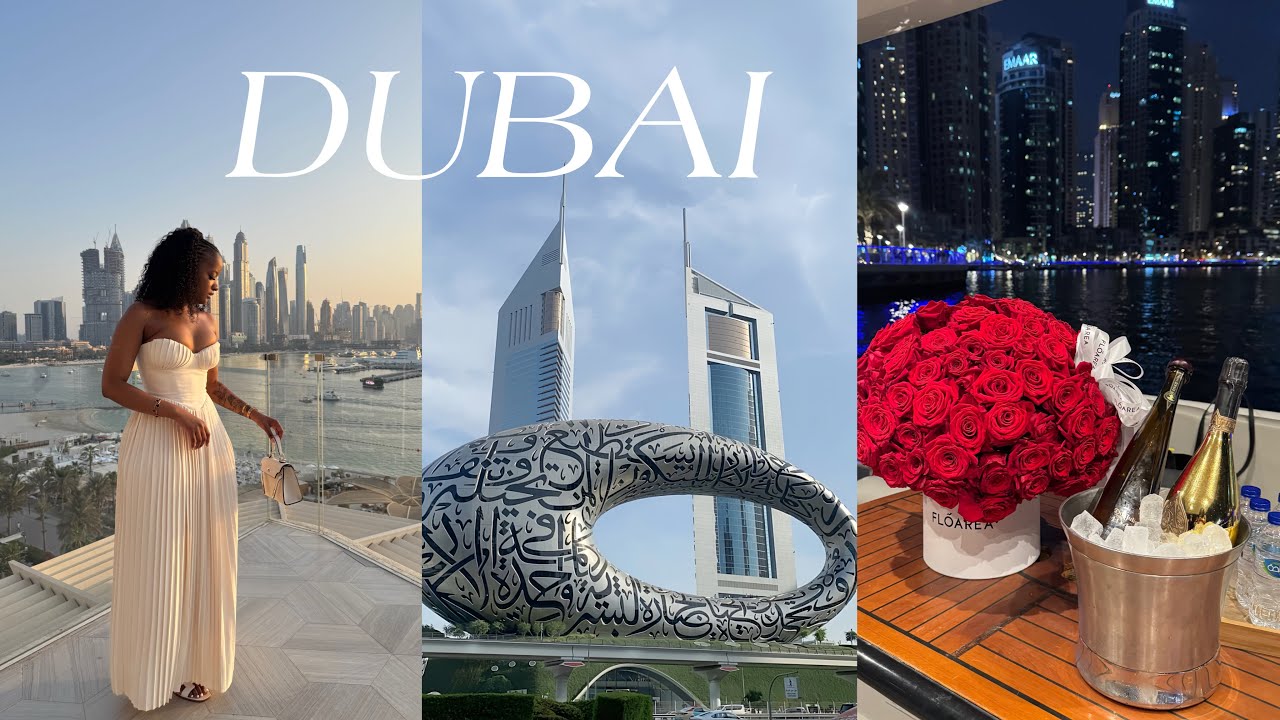 Travel Vlog | Birthday in Dubai + Abu Dhabi getaway , Luxury hotels , Beach Club , yacht & shopping