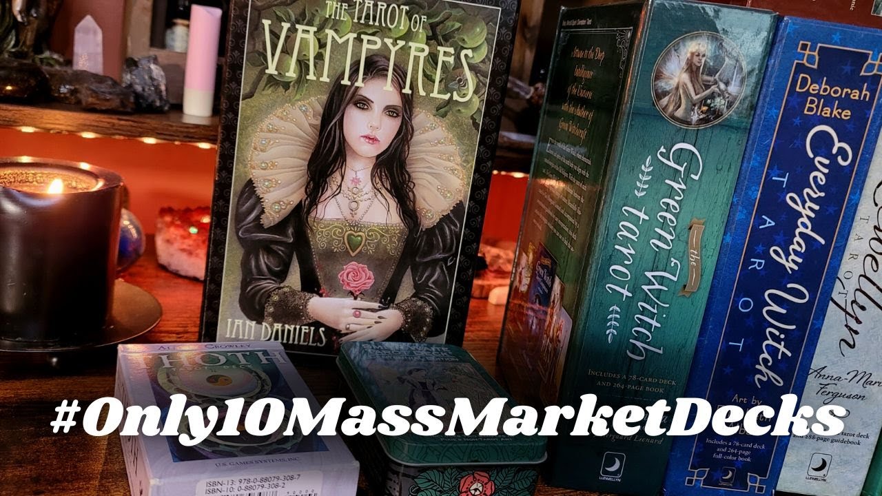#Only10MassMarketdecks VR to @GardenGoddessTarot  and @RoseHoneyRitual | ONLY 10 DECKS?