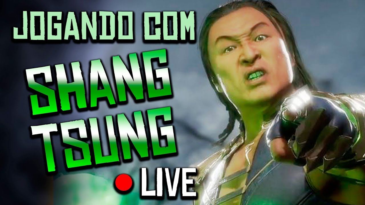 🔴 Jogando com Shang Tsung ao vivo - Mortal Kombat 11 - parte 1