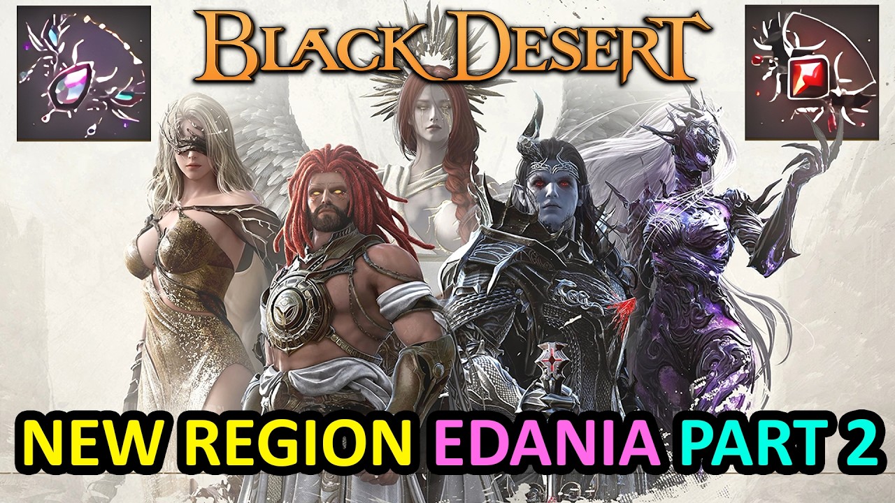 2 NEW ENDGAME ACCESSORY (EKLETA & APEIRON), 5 GODS BOS EDANIA PART 2 REGION BLACK DESERT ONLINE BDO