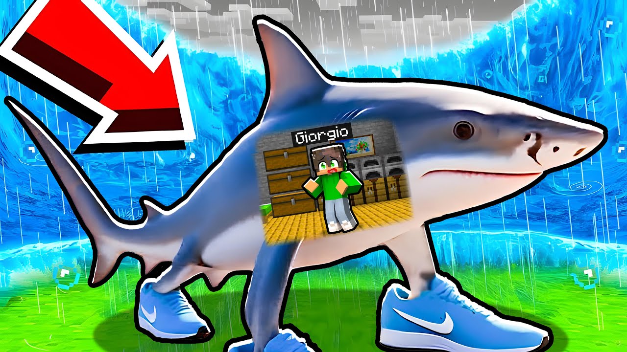 MEGA TSUNAMI contro BUNKER DENTRO TRALLALLERO TRALLALLÀ in Minecraft