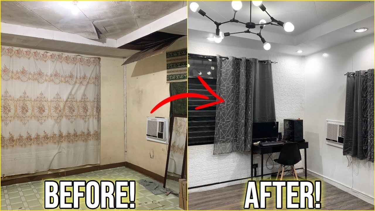 EXTREME ROOM MAKEOVER!!! FROM OLD AND DIRTY TO AESTHETIC!!! *VERY PINTEREST*
