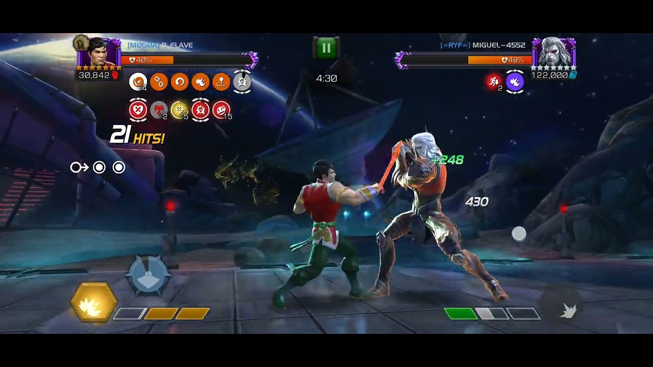 Mcoc Alliance War - Shang Chi Vs Knull