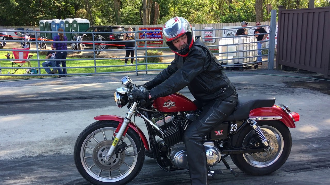 Too MUCH FUN! This IS Why You Want To Take Your HARLEY SPORTSTER To The Drag Races
