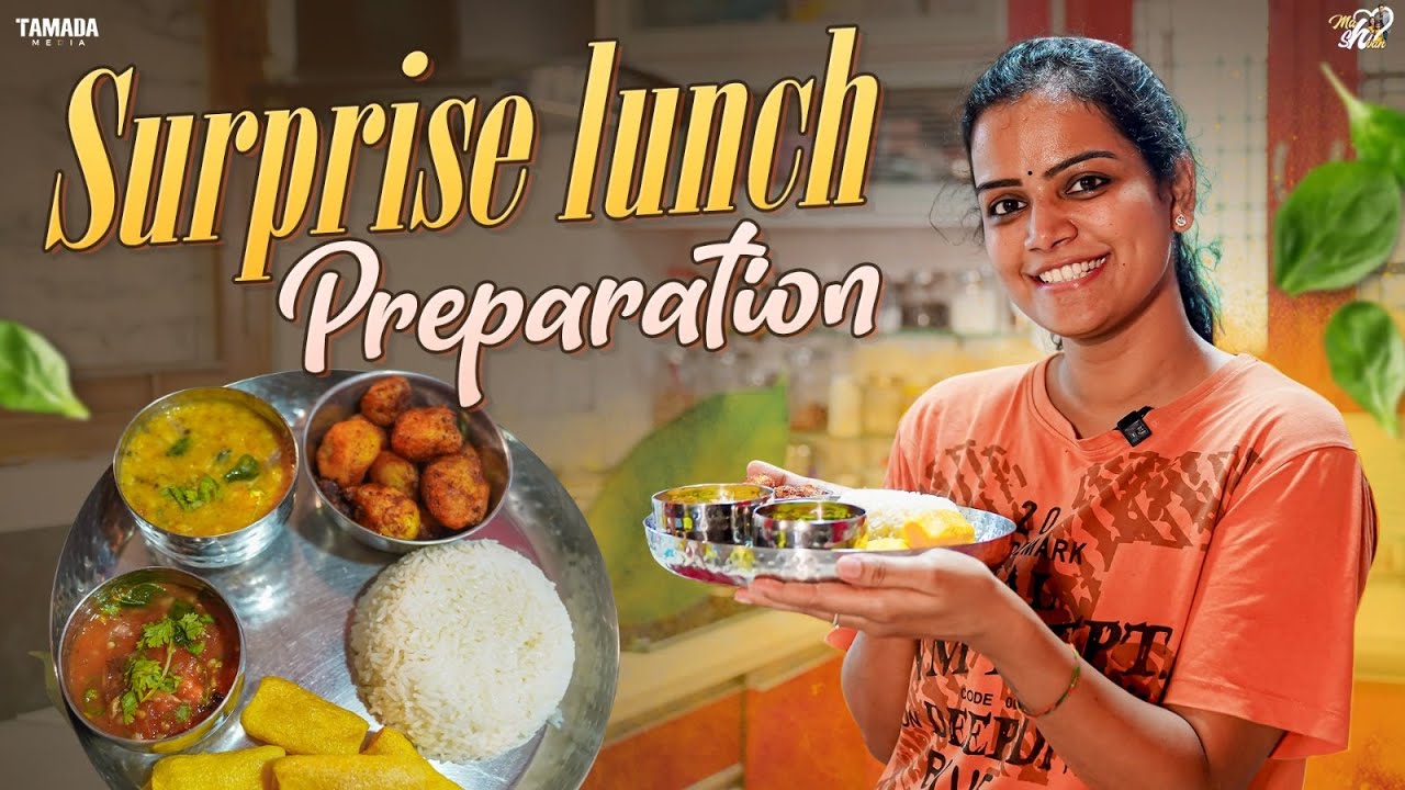 Surprise lunch preparation || Mahishivan || Tamada Media