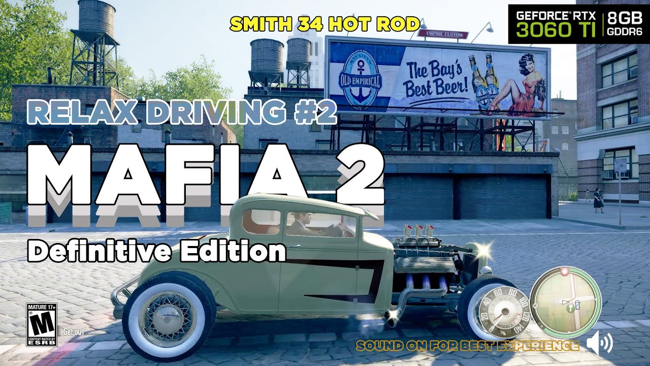 Mafia 2 Definitive Edition - Relaxing Drive in Hot Rod Car Gameplay #2