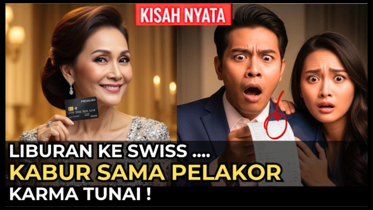 SUAMI KABUR SAMA PELAKOR KE SWISS, SYOK BERAT TERNYATA ISTRINYA MILIARDER! KARMA TUNA !!