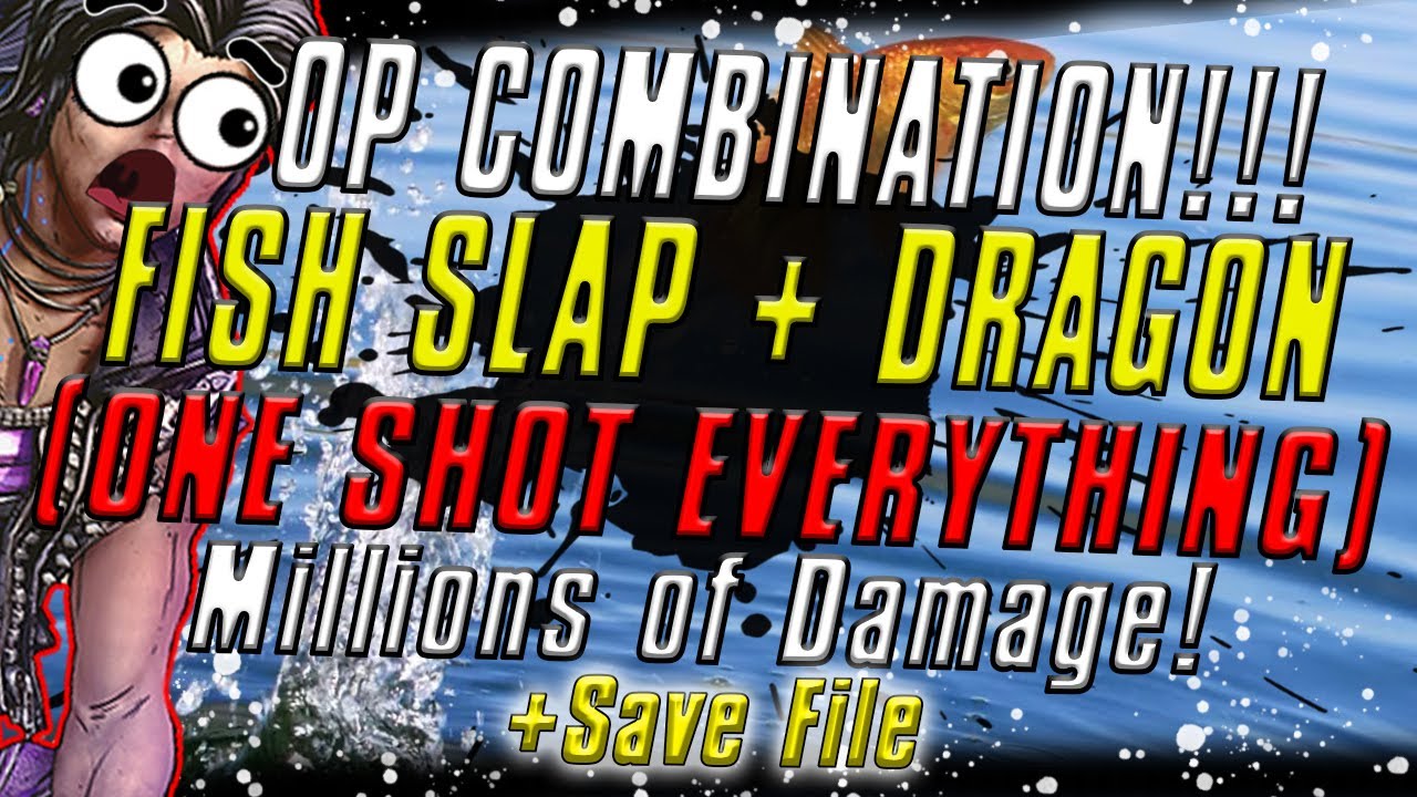 (1 BILLION DMG LEVEL 72 MAYHEM 10 FLAK BUILD) Fish Slap + Unleash the Dragon (PEREGRINE) Borderlands