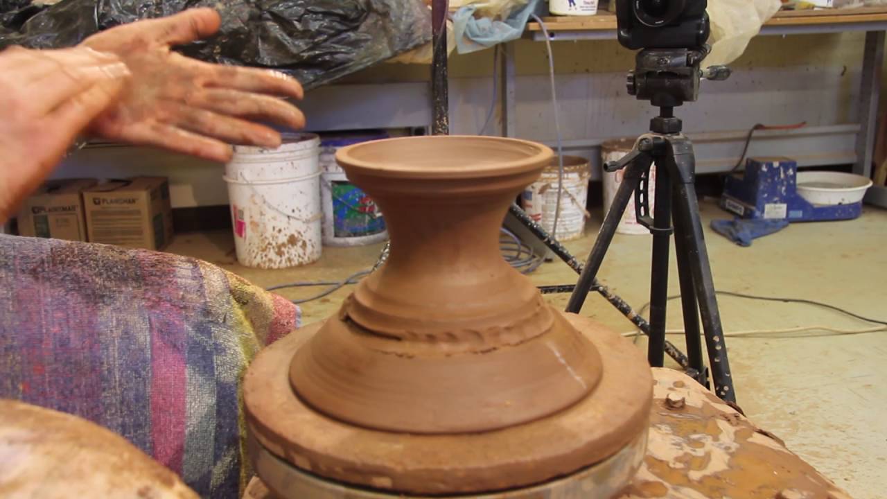 Attaching the Pedestal-How to Make a Pottery Pedestal Bowl-Part Four