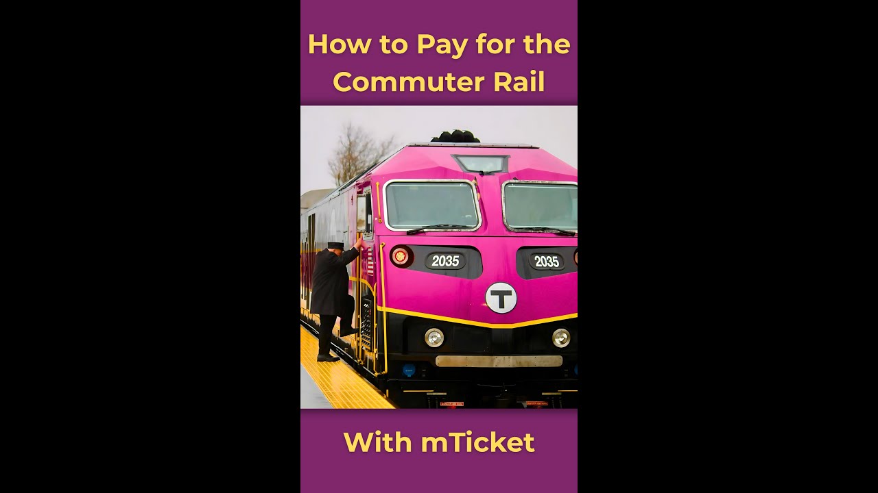 How To Pay for the Commuter Rail Using mTicket