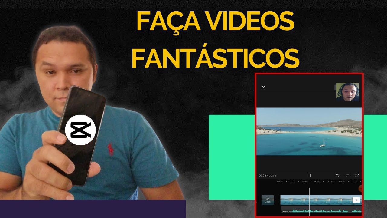 COMO NARRAR V&Iacute;DEOS PELO CELULAR - Aprenda gravar Utilizando Sua VOZ no v&iacute;deo com CAPCUT