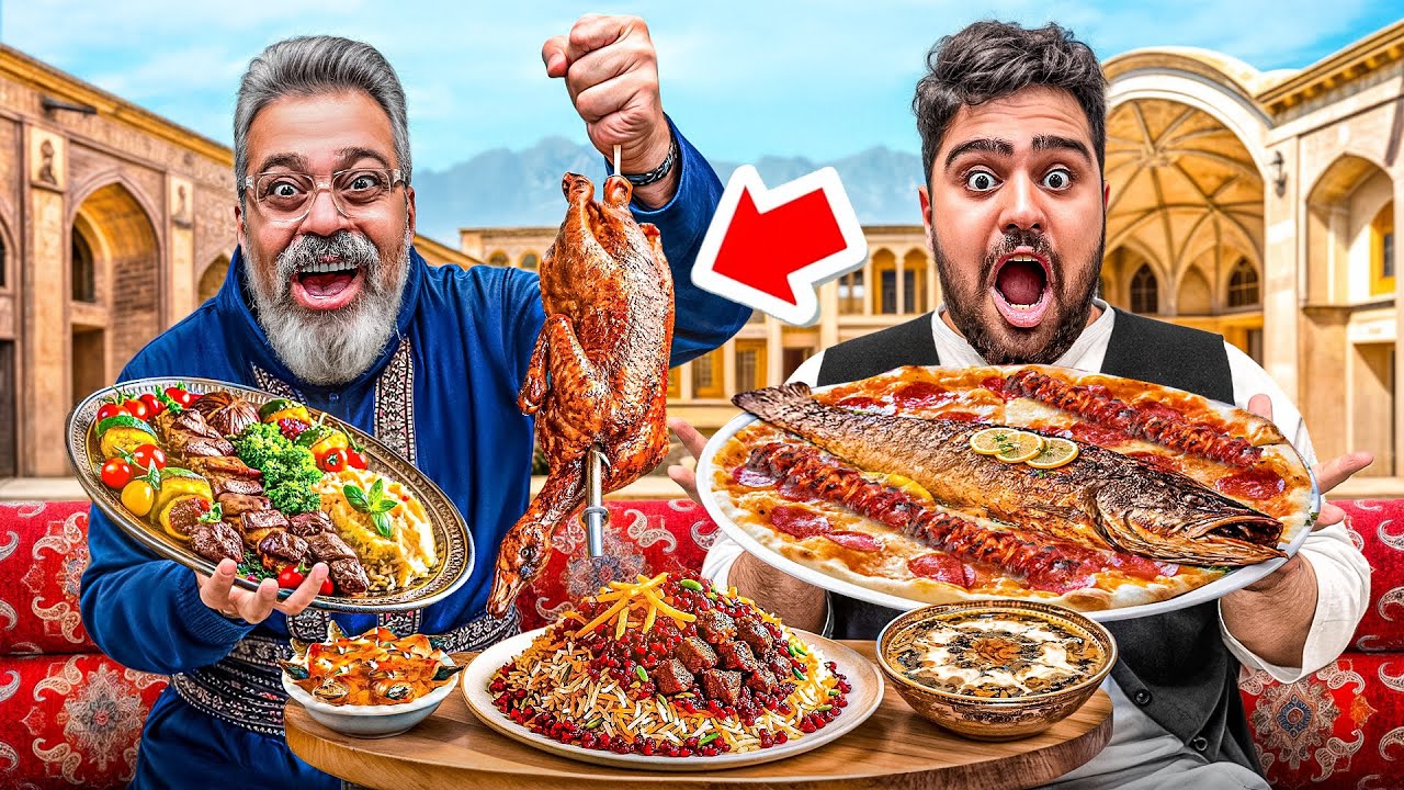 ناشناخته ترین غذا های ایران رو خوردیم🔥(ماتن جینه)