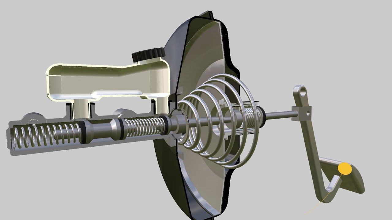 Inside a master cylinder