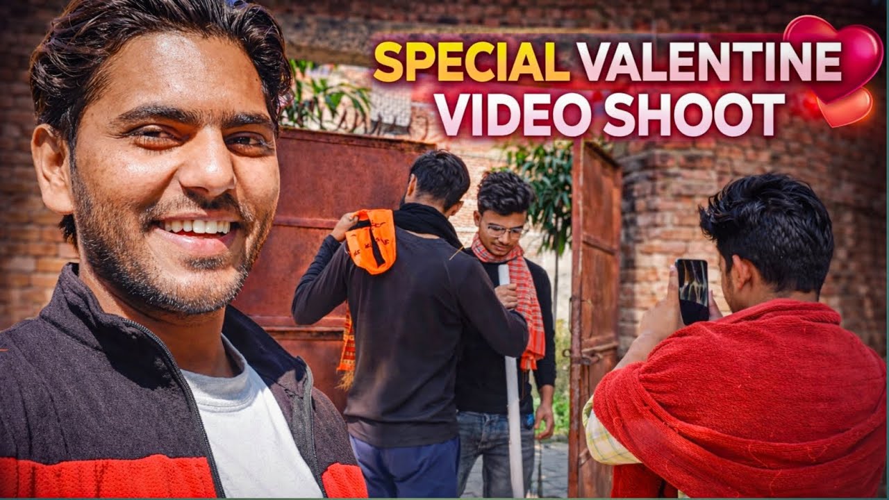 VALENTINE WEEK SPECIAL VIDEO SHOOT 😂 || #vlog #blogger 