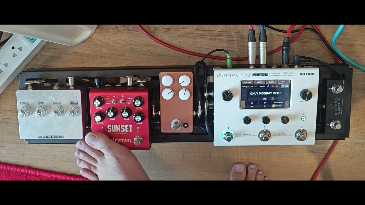 Hotone ampero II mini board ready to use all time