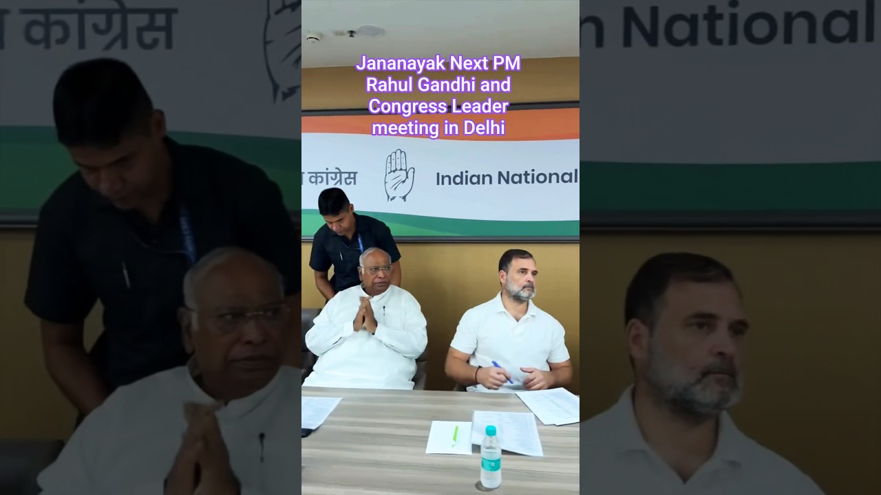 Jananayak Next PM of India @rahulgandhi ji and Congress Leader meeting in Delhi.
