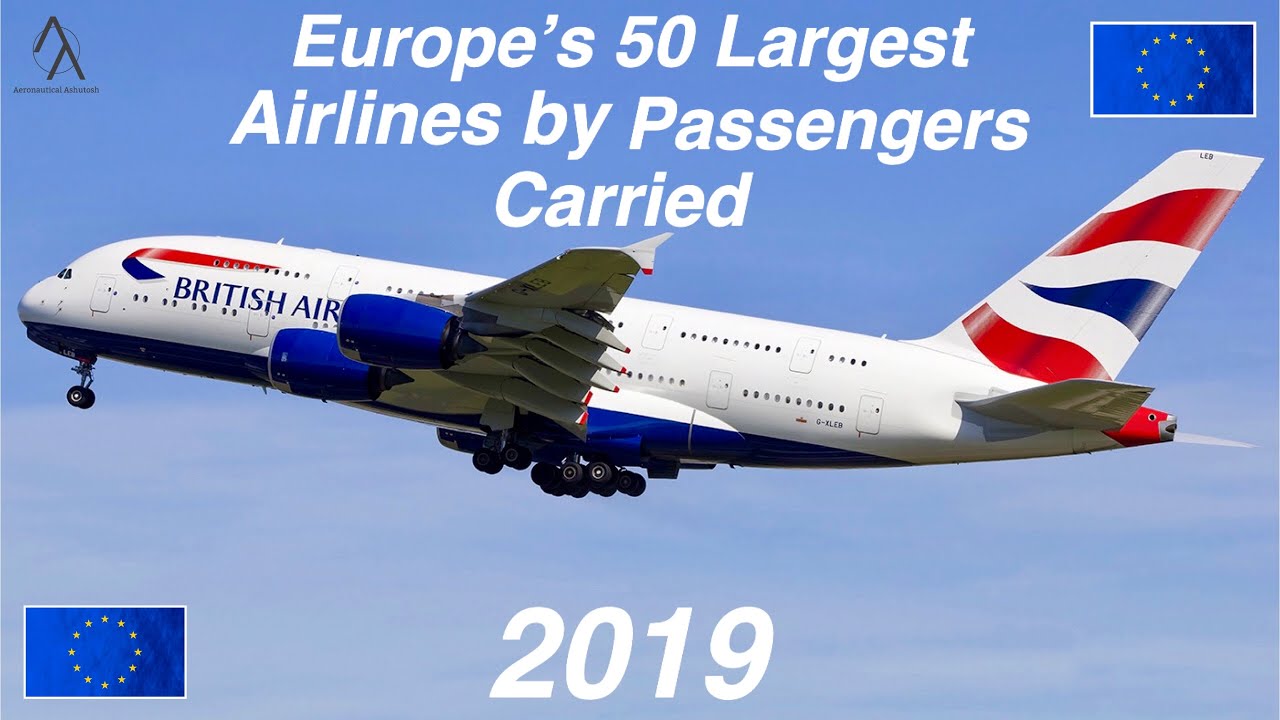 Top 50 Largest Airlines in Europe by Passengers Carried [2019]