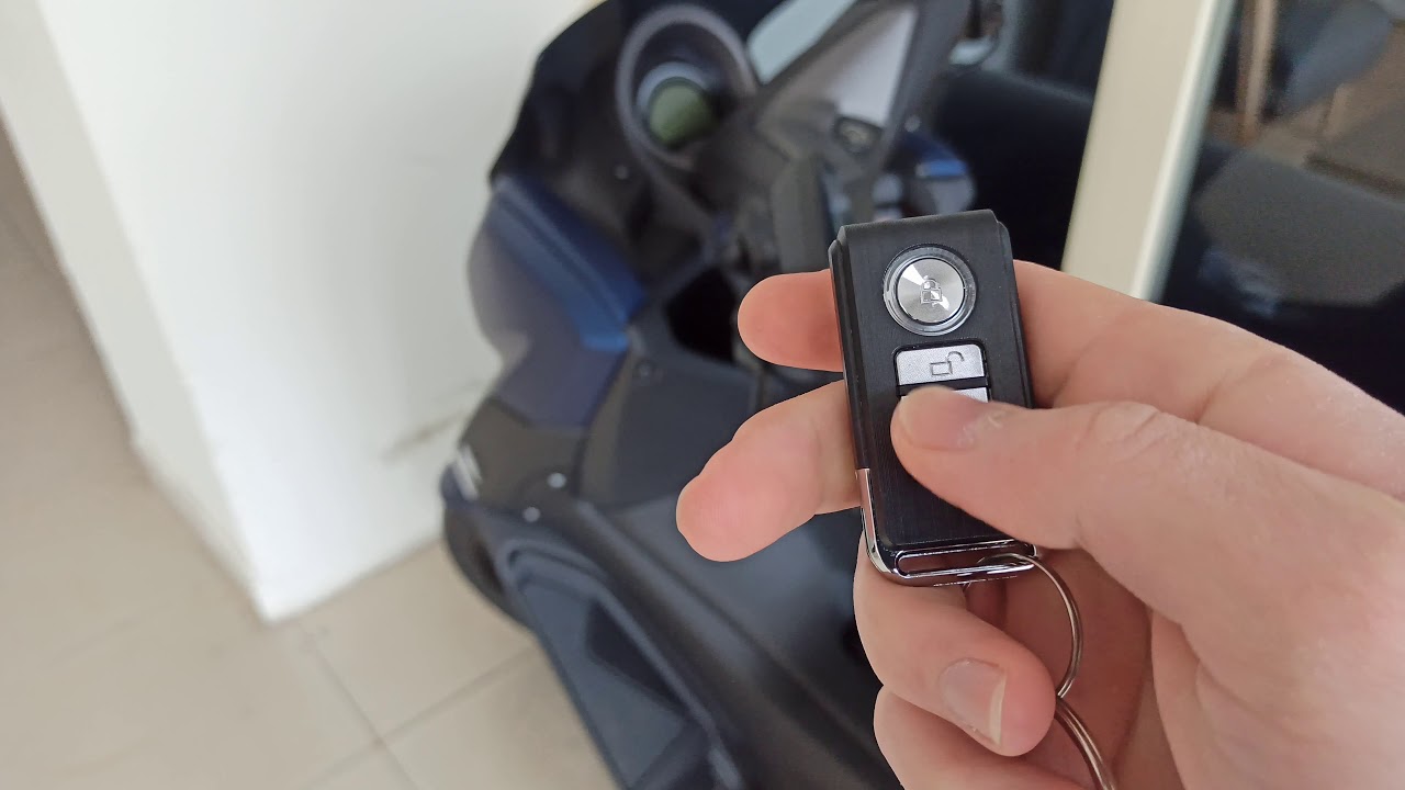 motorsiklet alarmı pilli uzaktan kumandalı