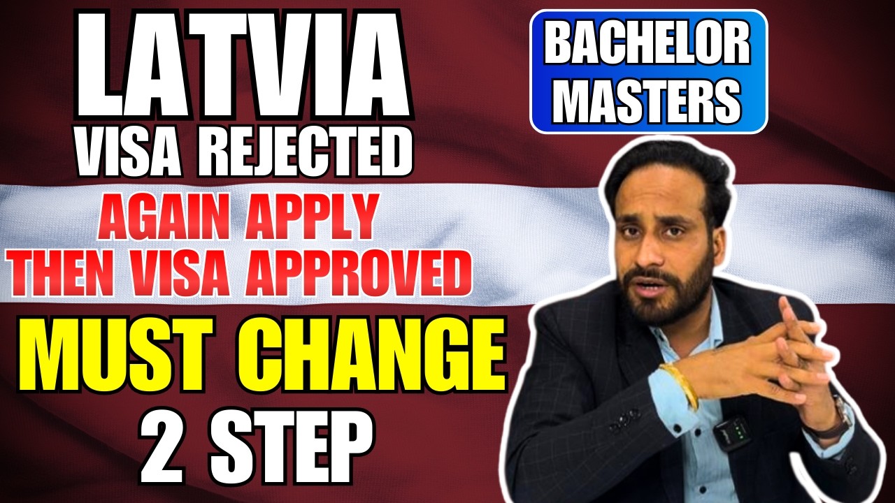 How to Get Latvia Study Visa After Rejection 🇱🇻❌➡️✅ | Full Guide #visarejection #studyinlatvia