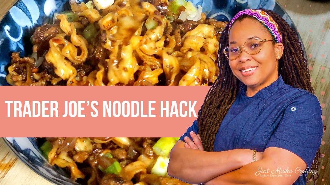 Easy Trader Joe’s Noodles Hack | Ground Turkey + Laoganma Chili Oil