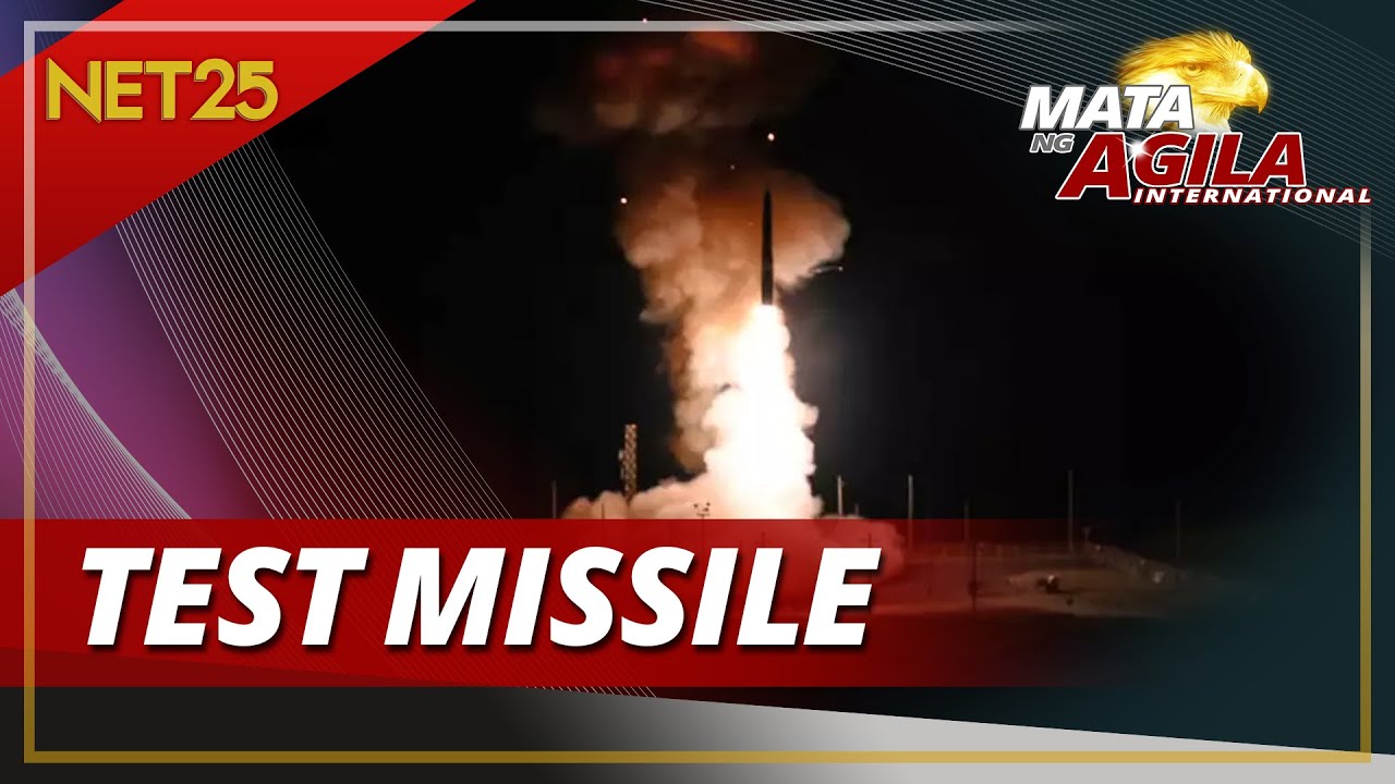 TEST LAUNCH NG U.S. NG MINUTEMAN III MISSILE SA PACIFIC OCEAN