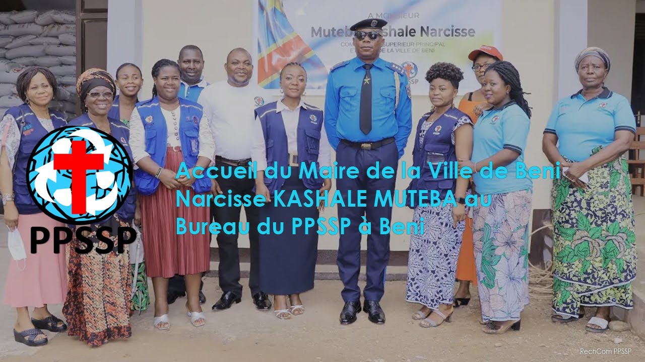 Accueil du Maire de la Ville de Beni Narcisse KASHALE MUTEBA au Bureau du PPSSP à Beni