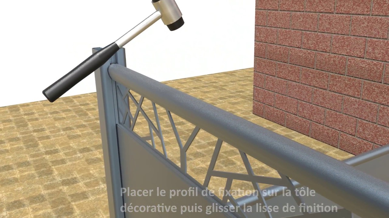 Installation d'une Clôture Aluminium EASYCLAUSTRA