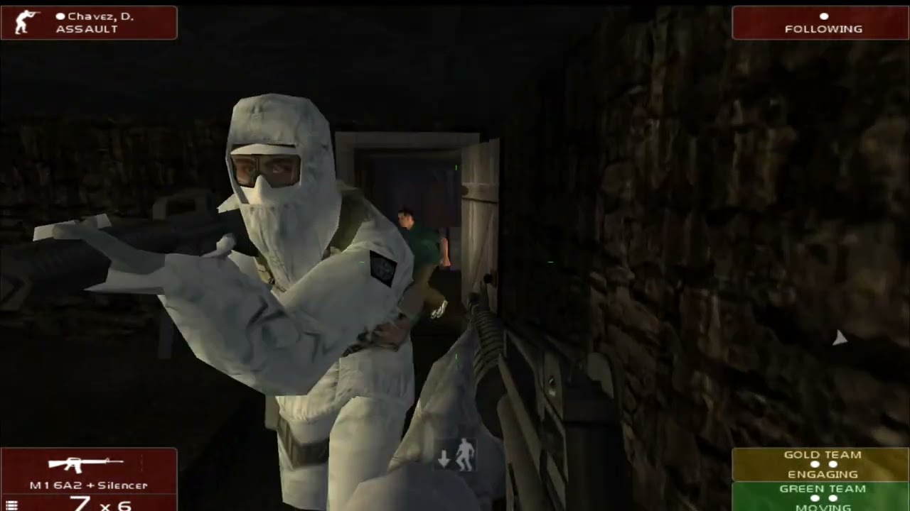 Rainbow Six 3: Raven Shield - Alpine Village SoloAI Recruit Speedrun 55s
