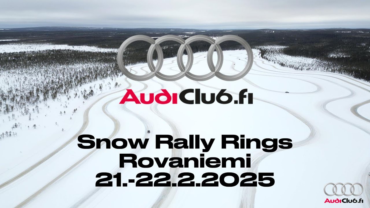 Audiclub Finland ice track event Rovaniemi 21.-22.2.2025 - ENG sub
