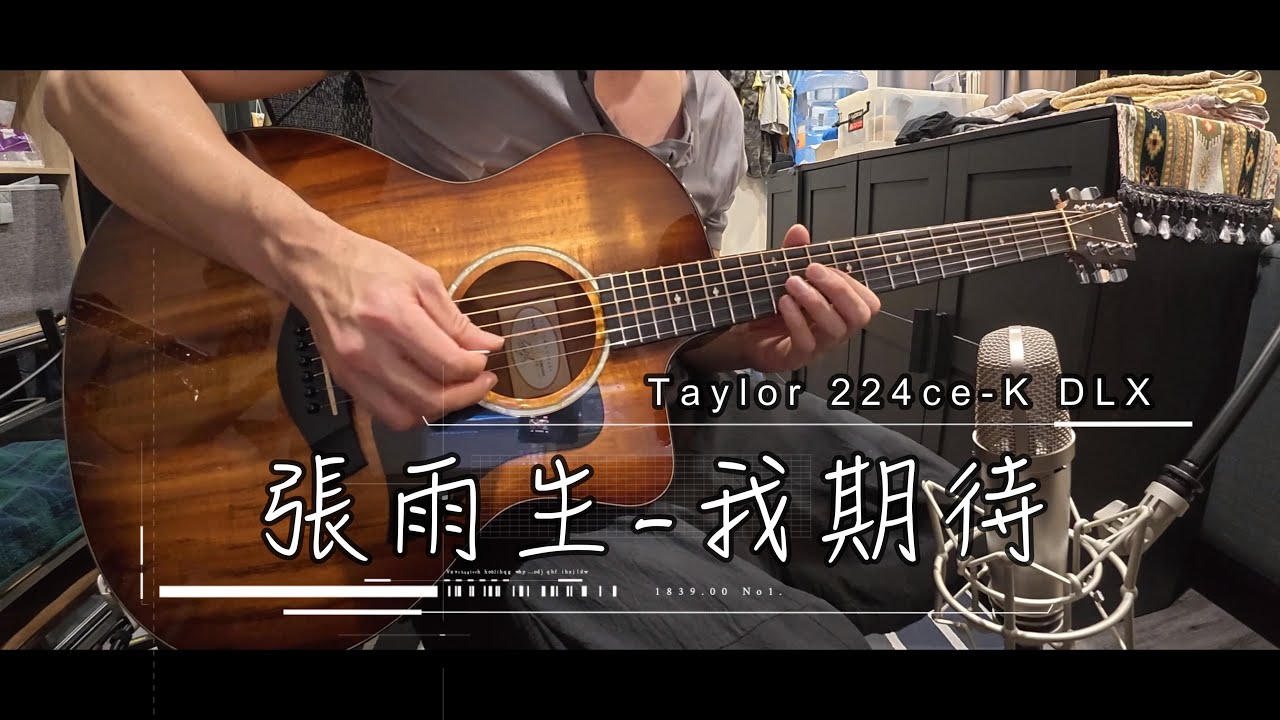 張雨生 - 我期待 - Taylor K 224ce DLX guitar solo cover