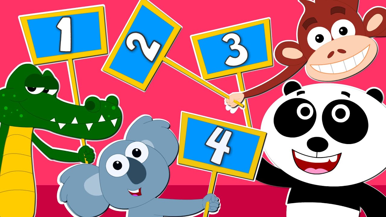 Animals Learn To Count | Animal Sound Song | Learn Animals For Children | Kids Tv Nursery Rhymes