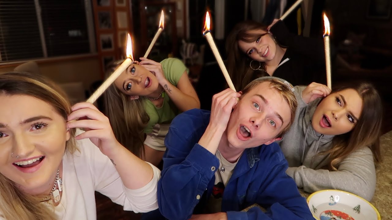 we tried using fire to clean our ears and this is what happened...