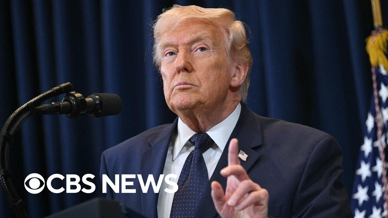 Trump says to 