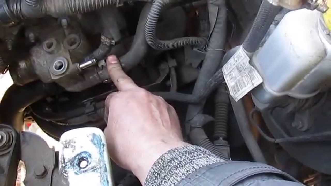 Снятие термостата 1,6 16 V
