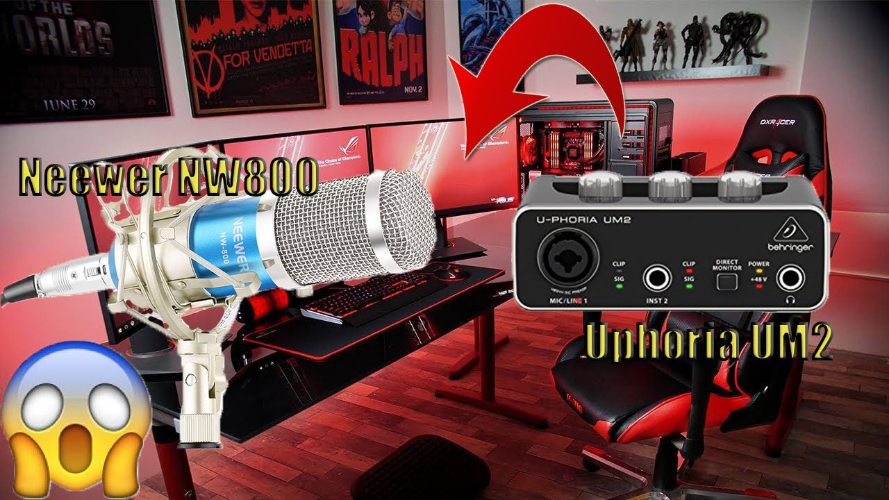 [Unboxing & Test] Neewer NW-800 & Behringer UM2
